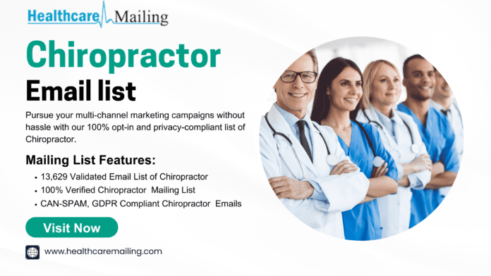Chiropractor Email Lists