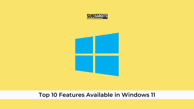 features in Windows 11