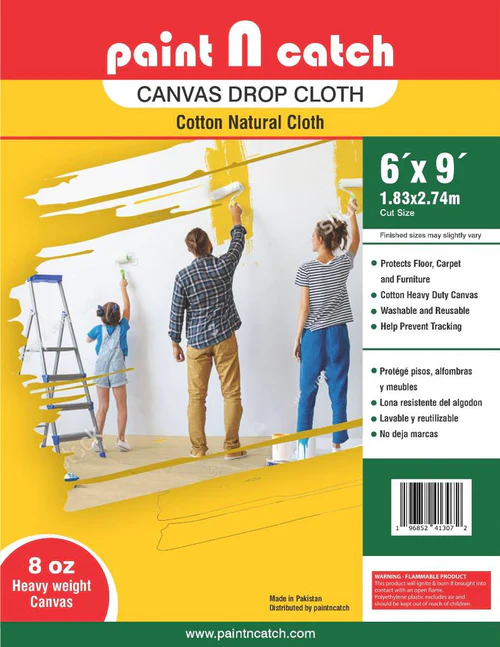 Protective Painter’s Drop Cloths: Transform Your Painting Projects