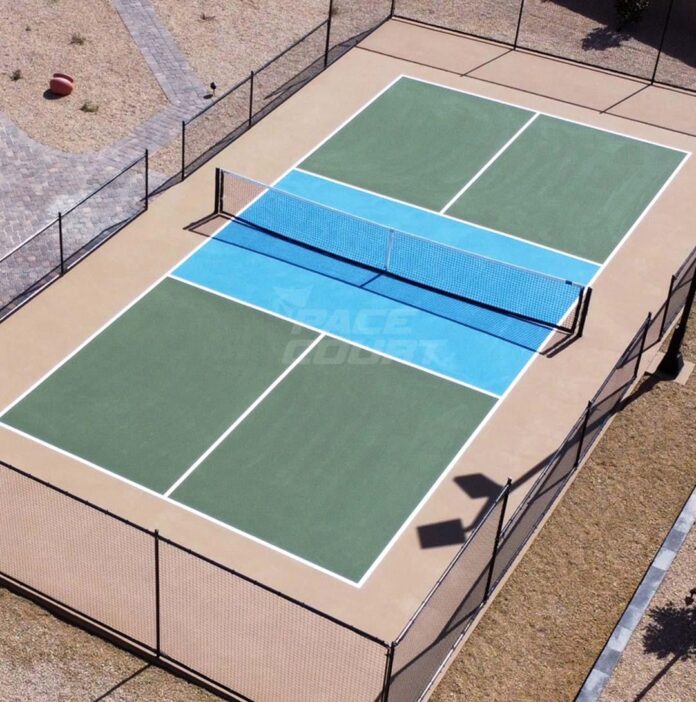 Pickleball court flooring